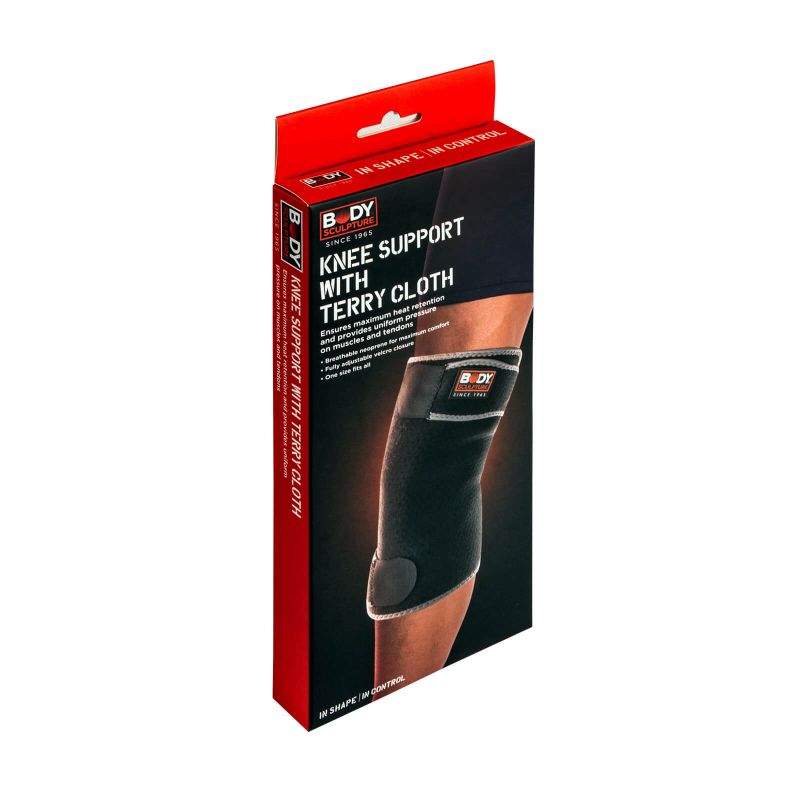 Body Sculpture BNS 7105E Knee Support fekete térdvédő BNS7105E