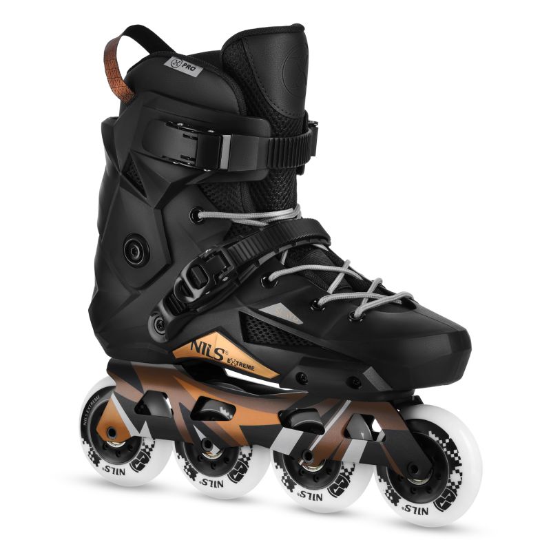 Na1601 Slalom Roller Skates Slayd Black Size 46 Nils Extreme fekete utcai cipő