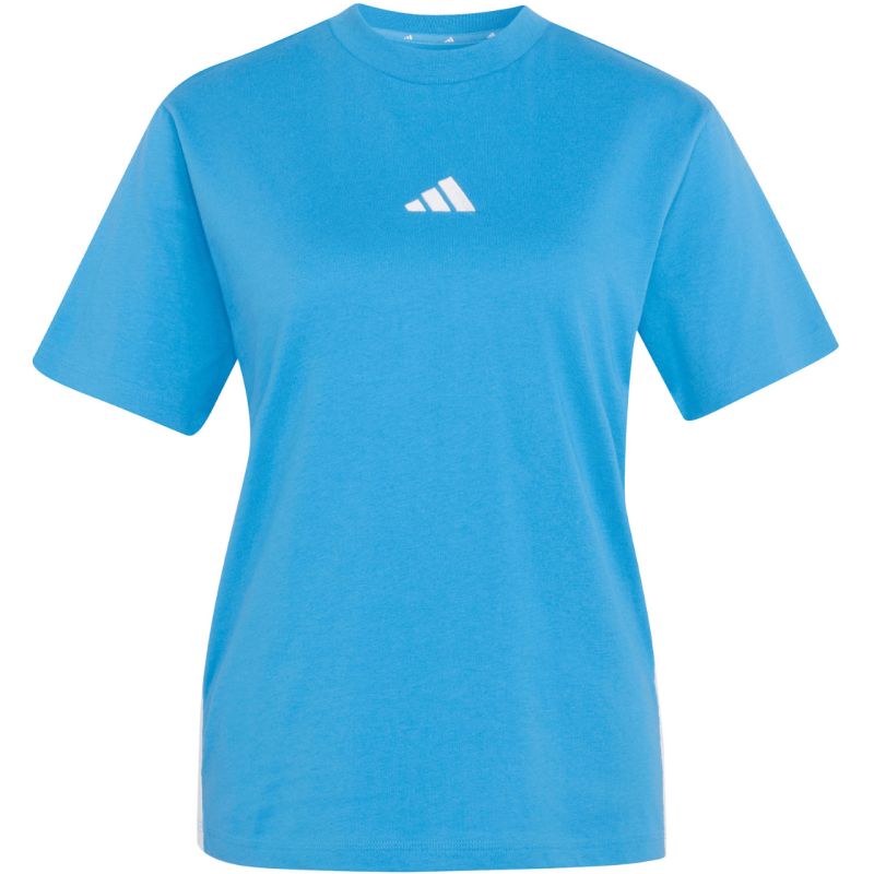 Adidas Essentials 3-Stripes Cotton Women's T-Shirt Light Blue 2xs póló