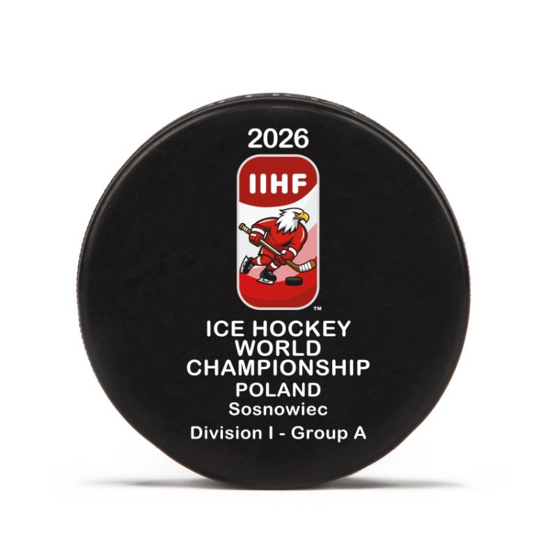 IIHF World Championship IA Sosnowiec 2026 EAGLE puck