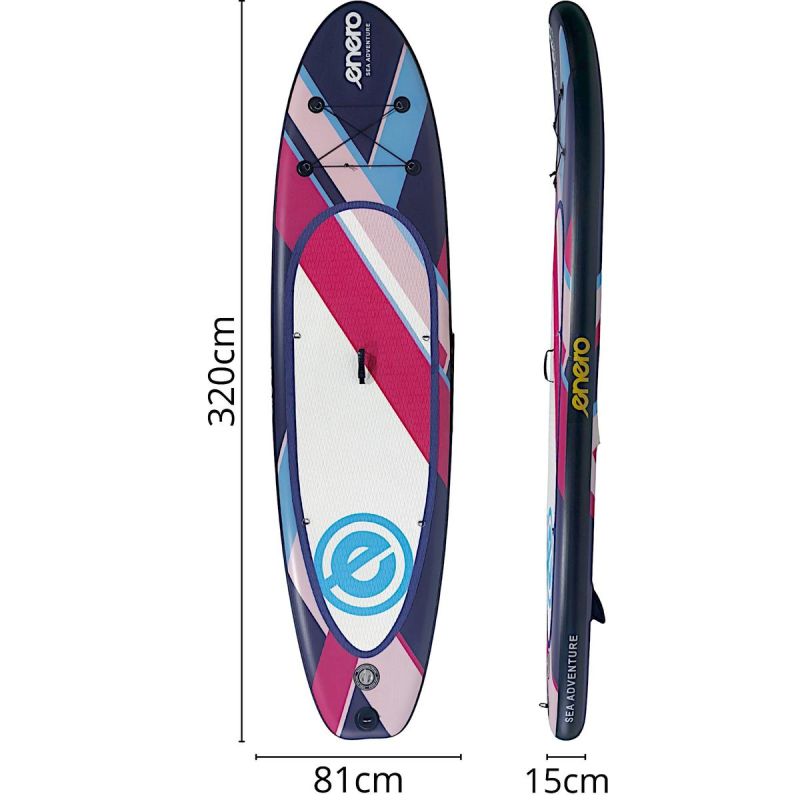 Enero SET - INFLATABLE SUP BOARD PURPLE lila sets