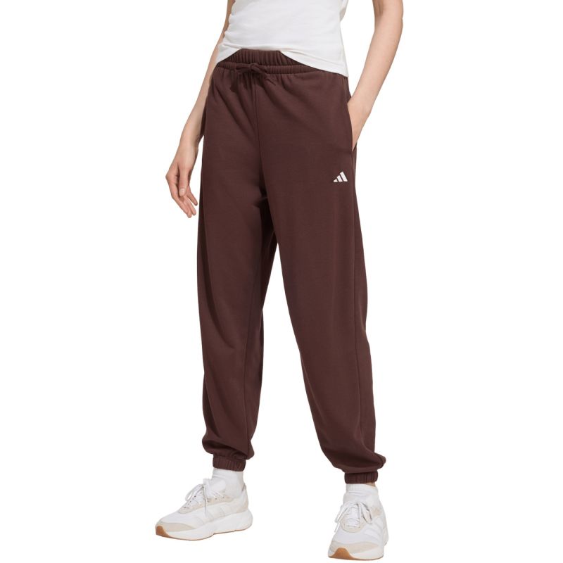 adidas Essentials Small Logo French Terry Cuffed Women's Pants Brown JX3864 Kiegészítő