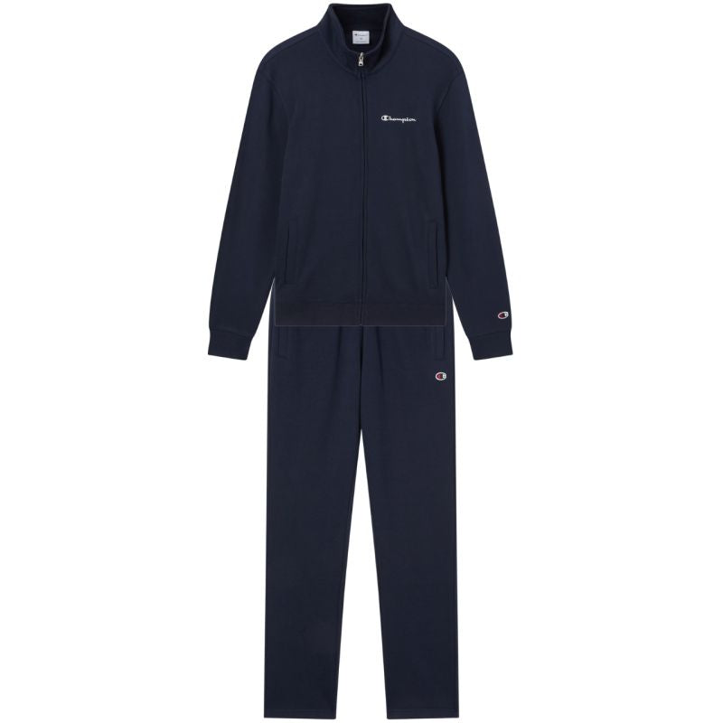 Champion Full Zip Suit Men's Tracksuit Navy Blue 222248 BS501 sötétkék szett