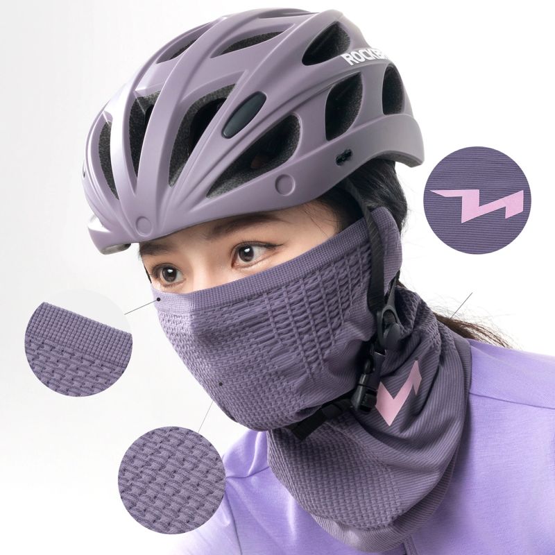 Rockbros LFA23 TVI Women's Knitted Bicycle Neck Warmer - Purple fioletowy kötött sapka 11250008001-211679
