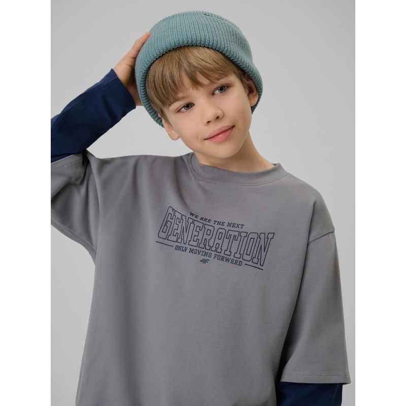 Boy's longsleeve loose with print 4F