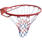 Enero Basketball Ring With Net 45cm Red piros nets