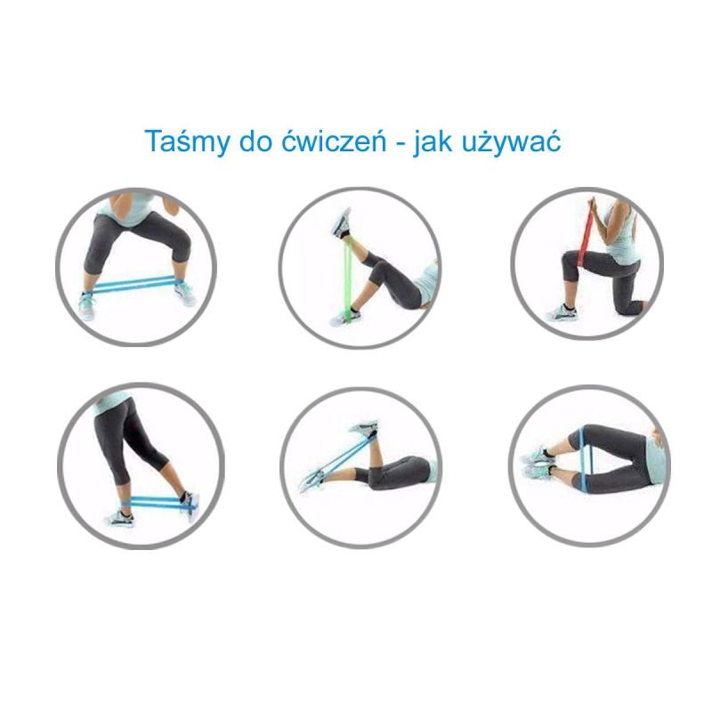 Enero Resistance Band Power Band 25-60kg Green Fit zöld training equipment, socks tapes