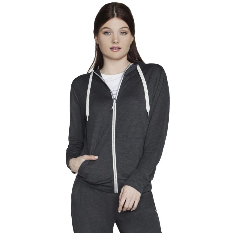 Skechers Godri Swift Full Zip Hoodie szürke kapucnis pulóver