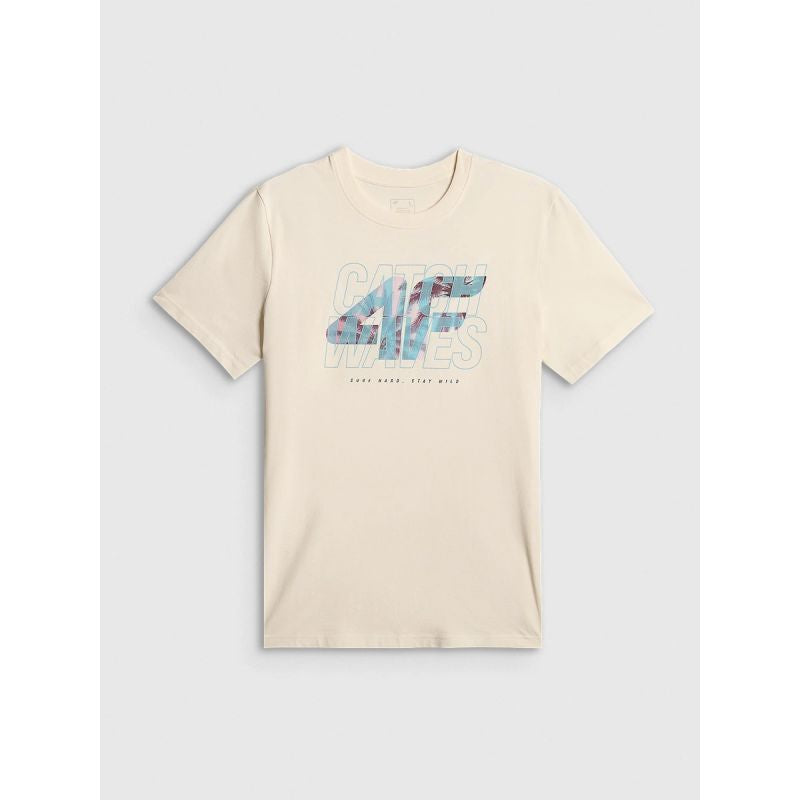 4F Men's regular printed T-shirt póló 4FRSS26TTSHM4295-11S