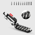 Rockbros Multitool Bicycle Tool Set with Ratchet Wrench and Tire Levers - Black fekete kiegészítő 304004-204137