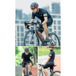 Rockbros cycling jersey 3XL fekete kerékpáros póló SIRK1009B3XL