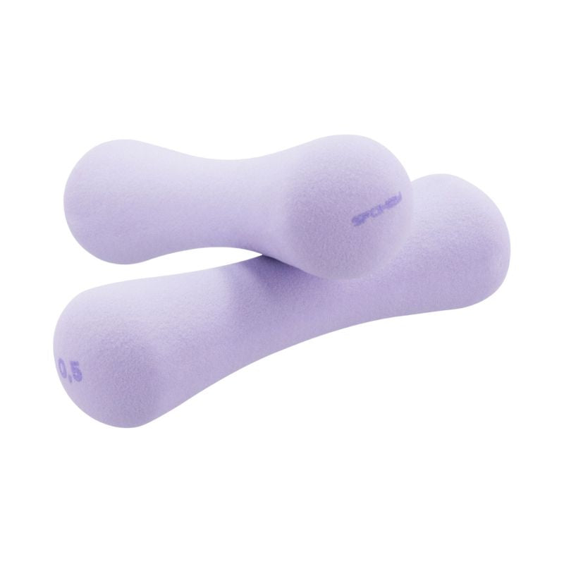 Spokey Bone dumbbells 2 x 0.5 kg purple 941960 General