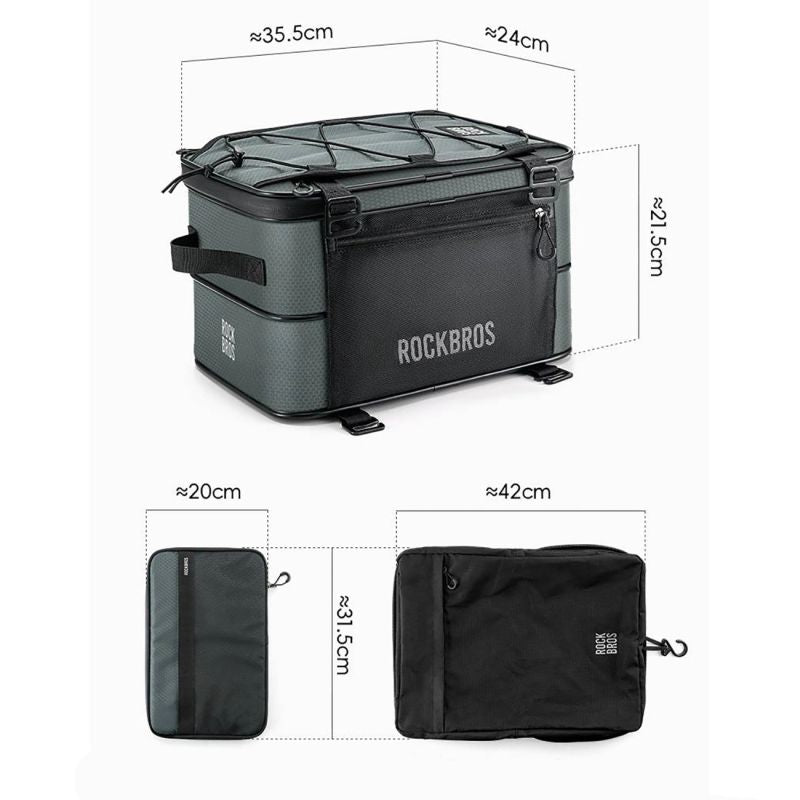 Rockbros A30 ROAD TO SKY Foldable Bike for Trunk 15-30L - Gray szary táska