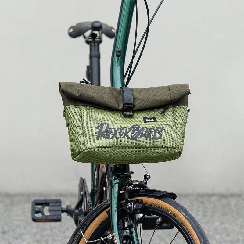 Rockbros W020 Dual-Purpose Front Bag, Bike/Shoulder - Green zöld táska