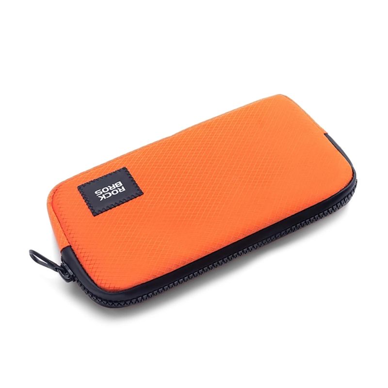 Rockbros bicycle bag 30990043004 for phone, keys, wallet 0.15 l - orange jasnopomarańczowy wallets