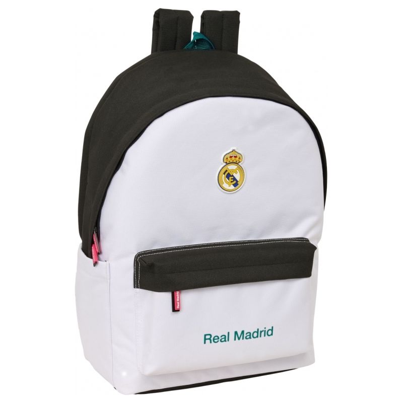 Real Madrid sports backpack with USB and laptop compartment double backpack wielokolorowy elektronika 612654820