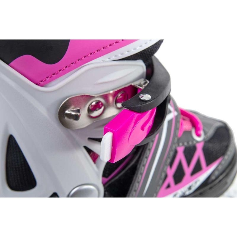 Enero Pro Roller Skates-Roller Skates-Ice Skating 4in1 Led 26-29 Pink-Gray szürke skates, roller skates