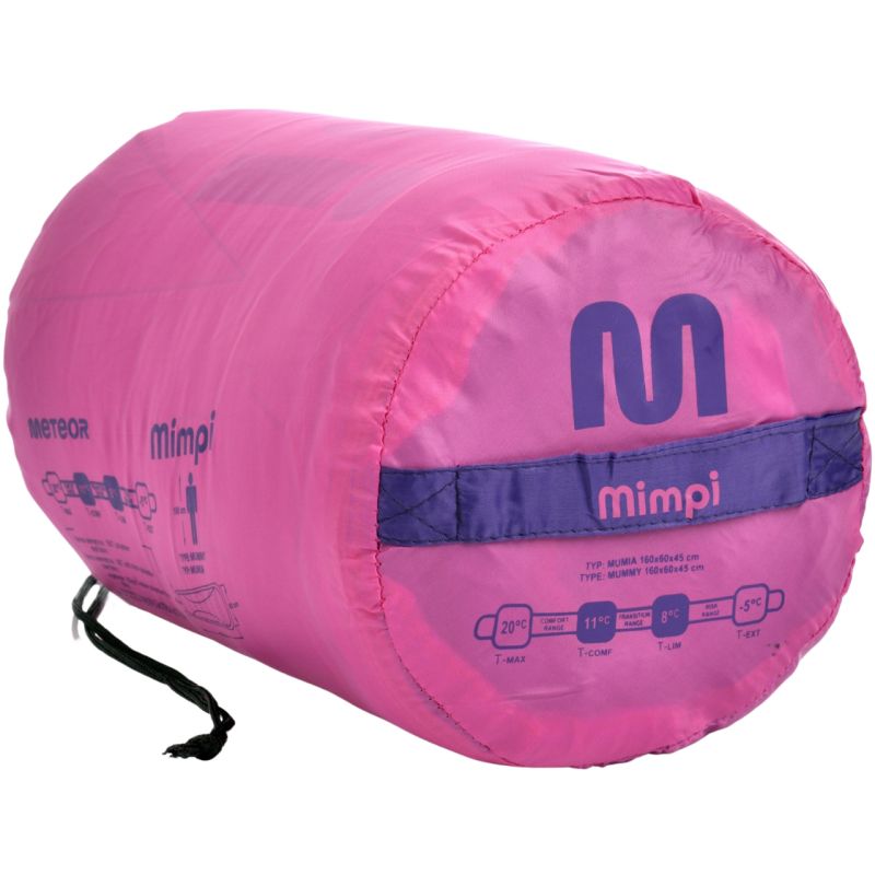 Meteor Mimpi Jr Sleeping Bag lila tourist equipment, sleeping bags 16941