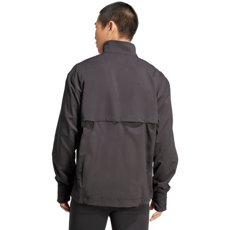 Men's adidas Own The Run Winterized Jacket JP3815 fekete clothing