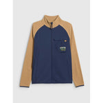 4F Regular fleece with stand-up collar men's férfi polár pulóver 4FRAW25TFLEM446-83S