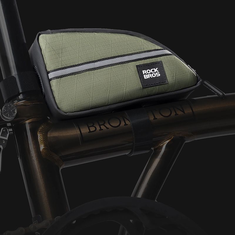 Rockbros Triangle Bike Frame 0.8l - Green zielony táska