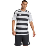 Adidas Hooped 26 Jersey Men’s T-Shirt Grey-Black fekete férfi póló KF3396