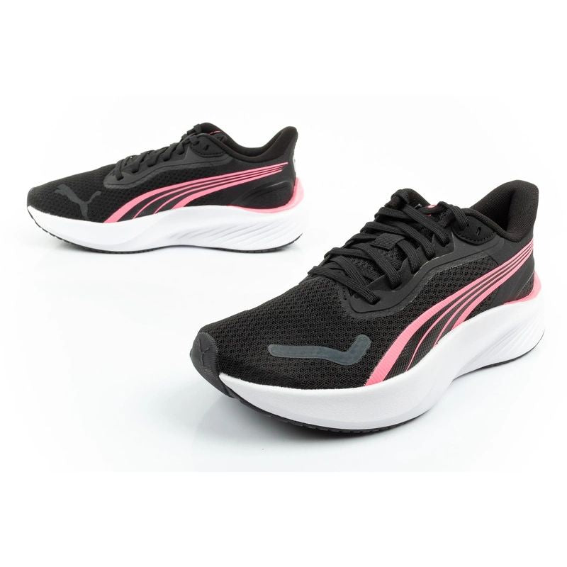 Puma Pounce Lite women's sports shoes, lightweight and comfortable, fekete utcai cipő