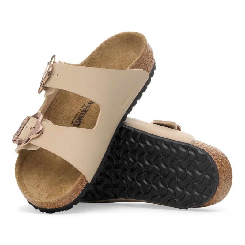 Birkenstock ARIZONA FLOWER BUCKLE KIDS 1030439 SANDCASTLE flip-flops (standard width) utcai cipő