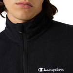 Champion Half Zip Top Men's Fleece Sweatshirt Black 220446 KK001 fekete férfi pulóver 220446KK001