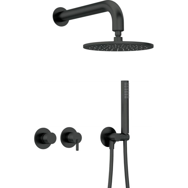 head Concealed shower set with shower - with horizontal tap home appliances