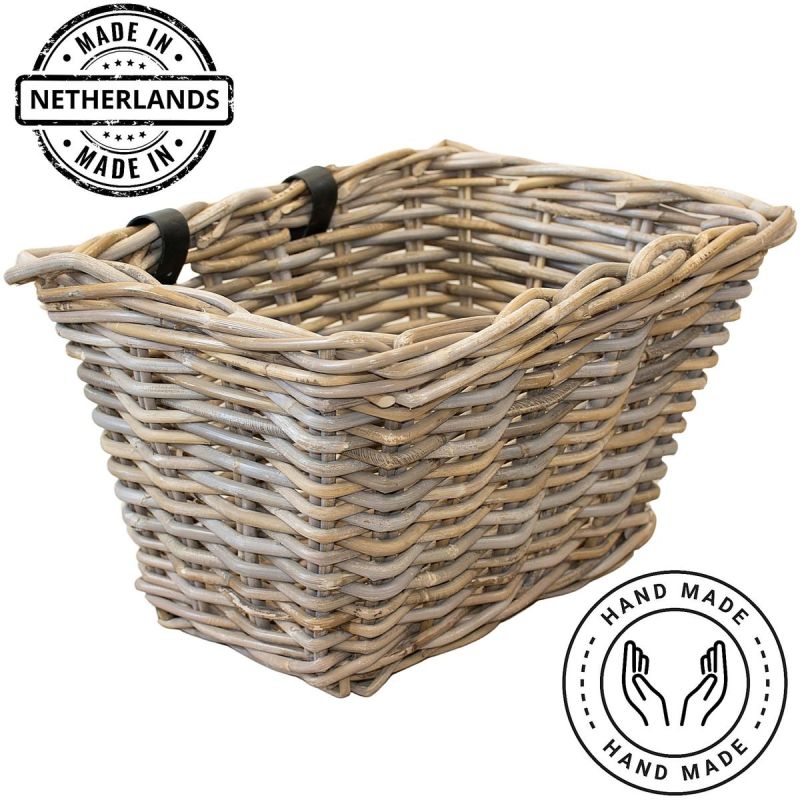 XQMAX Wicker Front Bicycle Basket kerékpár GSP-8007742