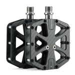 Rockbros C525 Carbon Fiber Platform Bike Pedals - Black