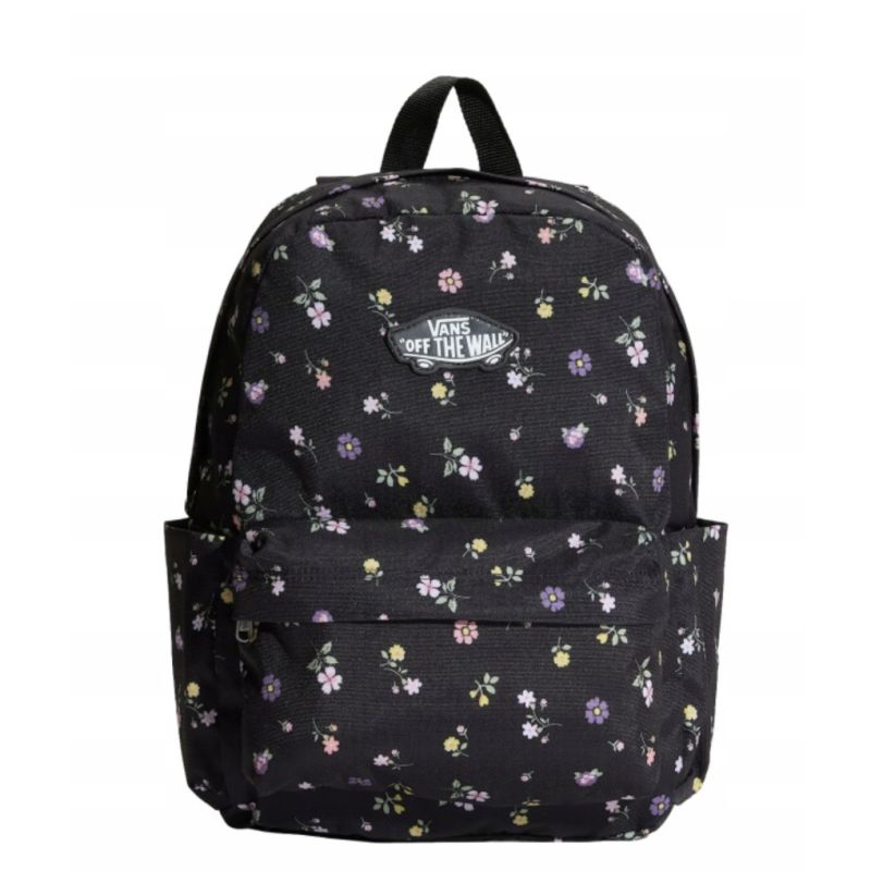 Vans Old Skool Classic Backpack 22L Black Floral - uniwersalny hátizsák VN000H56HTL