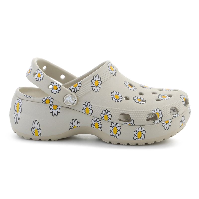 Crocs Classic Platform Clog In Floral Meteor 212668-1wy