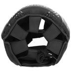 MASTERS FIGHT EQUIPMENT KSTOP-BLACK-EAGLE boxing sparring helmet fekete védőfelszerelés 021121-01M