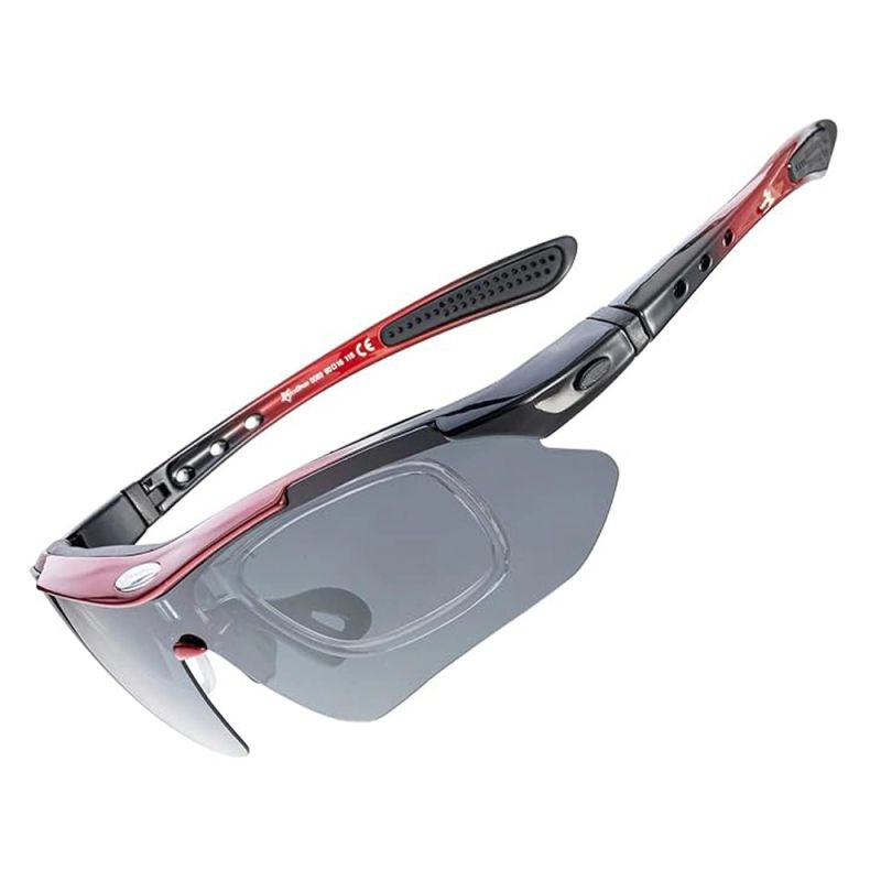 Rockbros 10141 photochromic UV400 cycling glasses - red czerwony glasses, training equipment