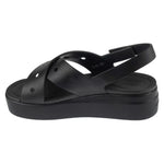 Crocs Brooklyn 4U Cross Strap Sandal W Black 36/37 női papucs 212254-001