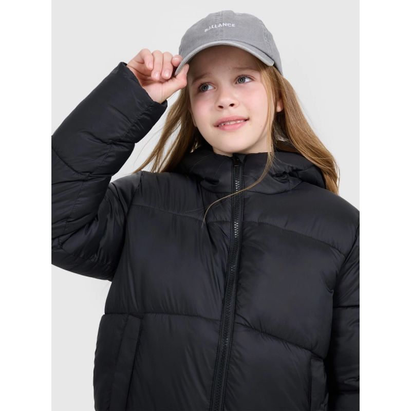 4f Girls' down jacket with synthetic filling 4FJRAW25TDJAF0817-20S Ruházat