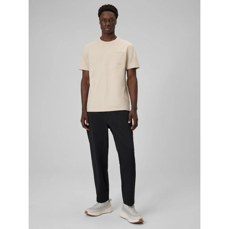 4F Men's regular plain T-shirt póló