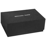 Michael Kors Men's Watch + Card Case + BOX fekete cases, watches