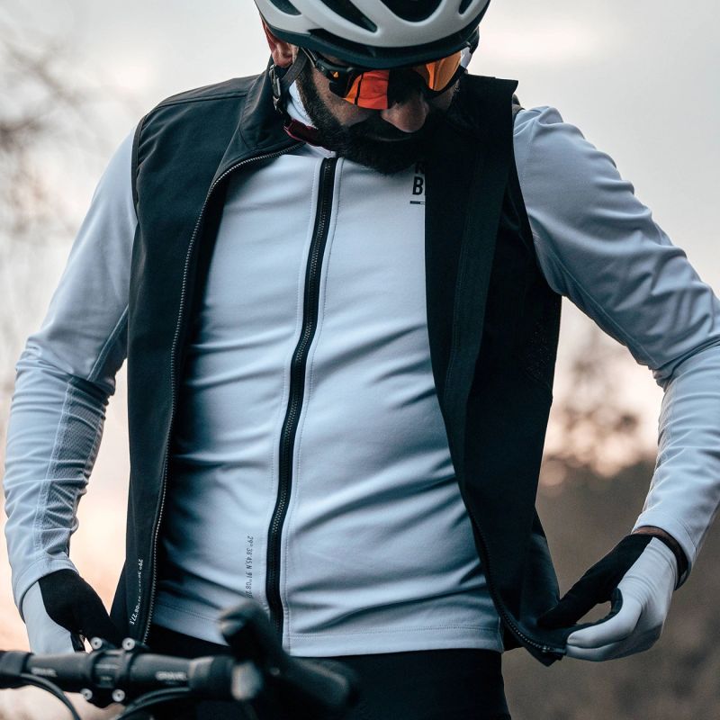 Rockbros ROAD TO SKY insulated windproof vest S - black s \ czarny vests
