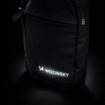 Wozinsky WMS-W1 Unisex Mini Shoulder Bag Waterproof Dual-Compartment for Phone - Black fekete elektronika 304004-201372