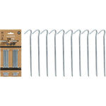Tent Pegs 17cm Set 10 Pcs Metal Redcliffs papucs