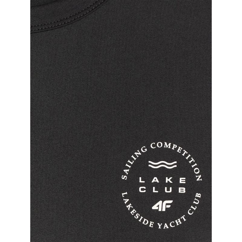 4F Men's sleeveless relaxed smooth t-shirt póló