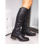 Inny Rieker W Z9591-00 black leather boots Túracipő