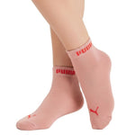 Puma Women's 3-Pack Ankle Socks Cotton Pink/Red/ fehér zokni