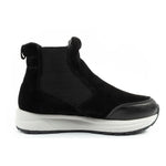 Scholl Beverly Bootie Women's Leather Ankle Boots Black fekete shoes