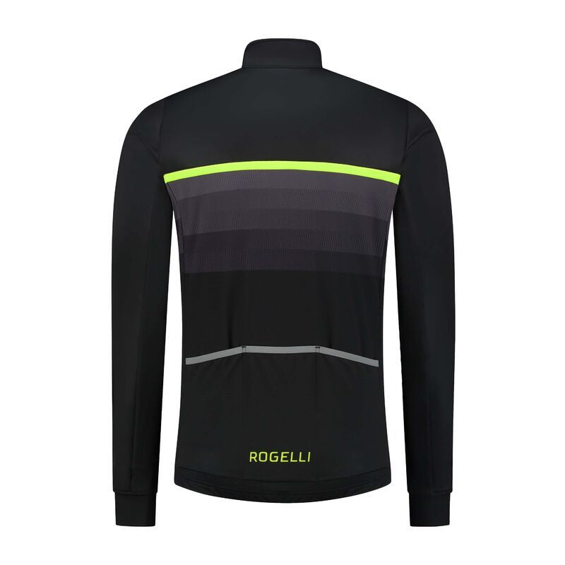 Rogelli HERO II winter black-fluorescent fekete dzseki