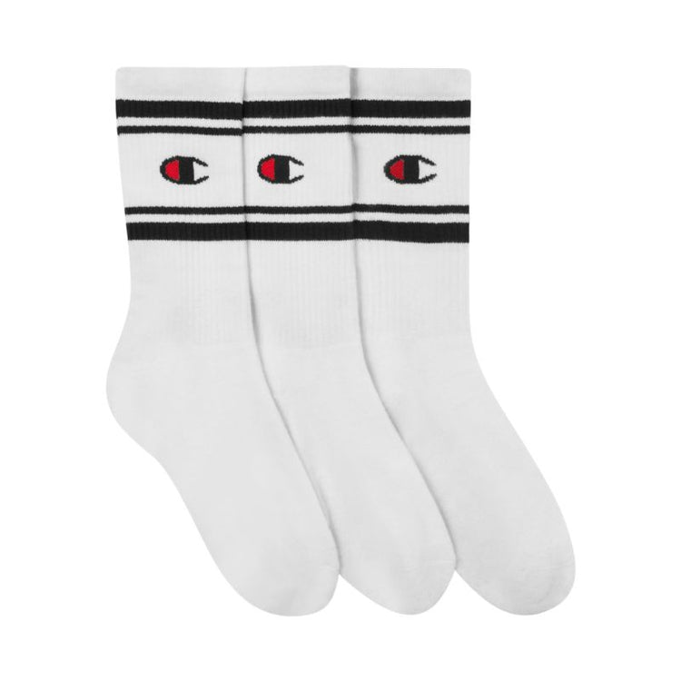 Champion Crew Socks 3 Pairs White U20081 WW006 fehér zokni