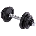 Body Sculpture Adjustable dumbbell 1x10 KG BW fekete edzőfelszerelés BW780L10KG